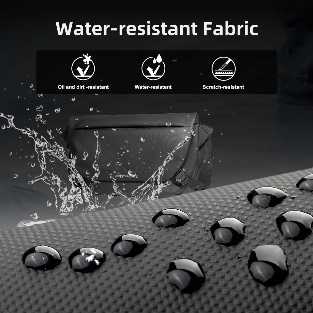 HK Water Repellent Messenger Bag Men Bags Casual Shoulder Crossbody Bags Fit 11 inch Ipad Fashion Outdoor Cycling Side Bag Male - Image 6