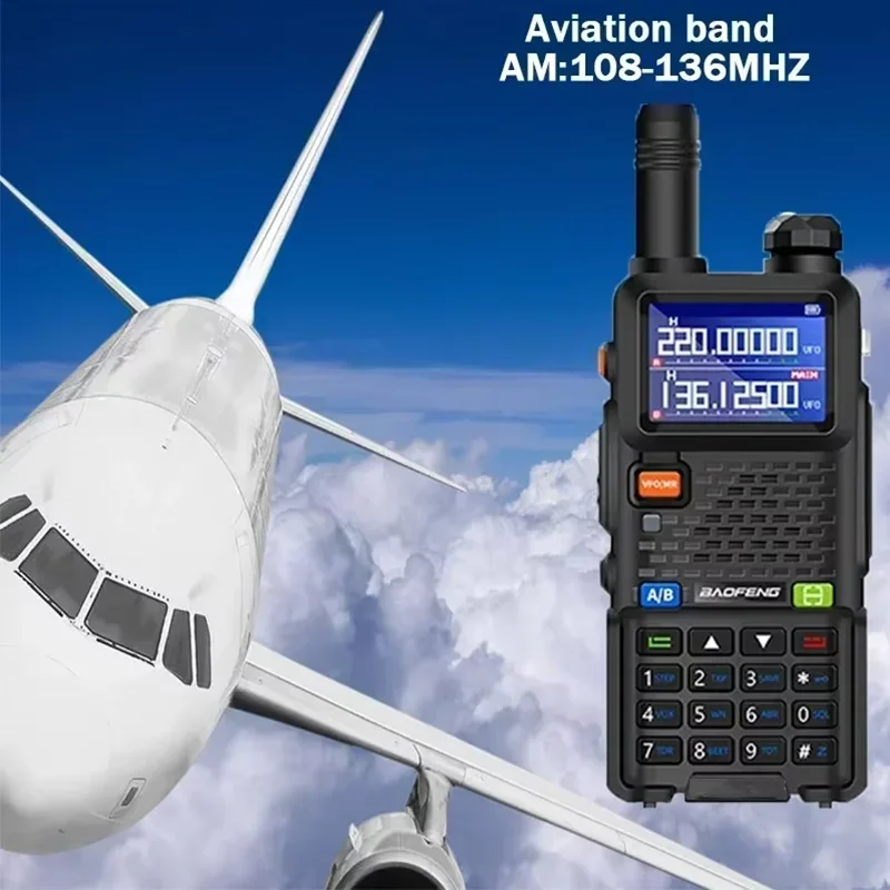 جهاز اتصال لاسلكي باوفينغ UV-5RM ببطارية 3800 مللي أمبير وشاحن USB-C بقدرة 14.5 واط، يدعم نطاقات UHF وVHF اللاسلكية، ونسخ الترددات حتى 999 قناة، وتحديث راديو FM للهواة UV-5RH من قسم التحرير الجماعيجهاز لاسلكي باوفينغ UV-5RM، بطارية 3800 مللي أمبير، شاحن USB-C، 14.5 واط، نطاق ترددات UHF وVHF، نطاق تردد النسخ اللاسلكي 999 قناة، تحديث راديو FM للهواة UV-5RH - Image 5