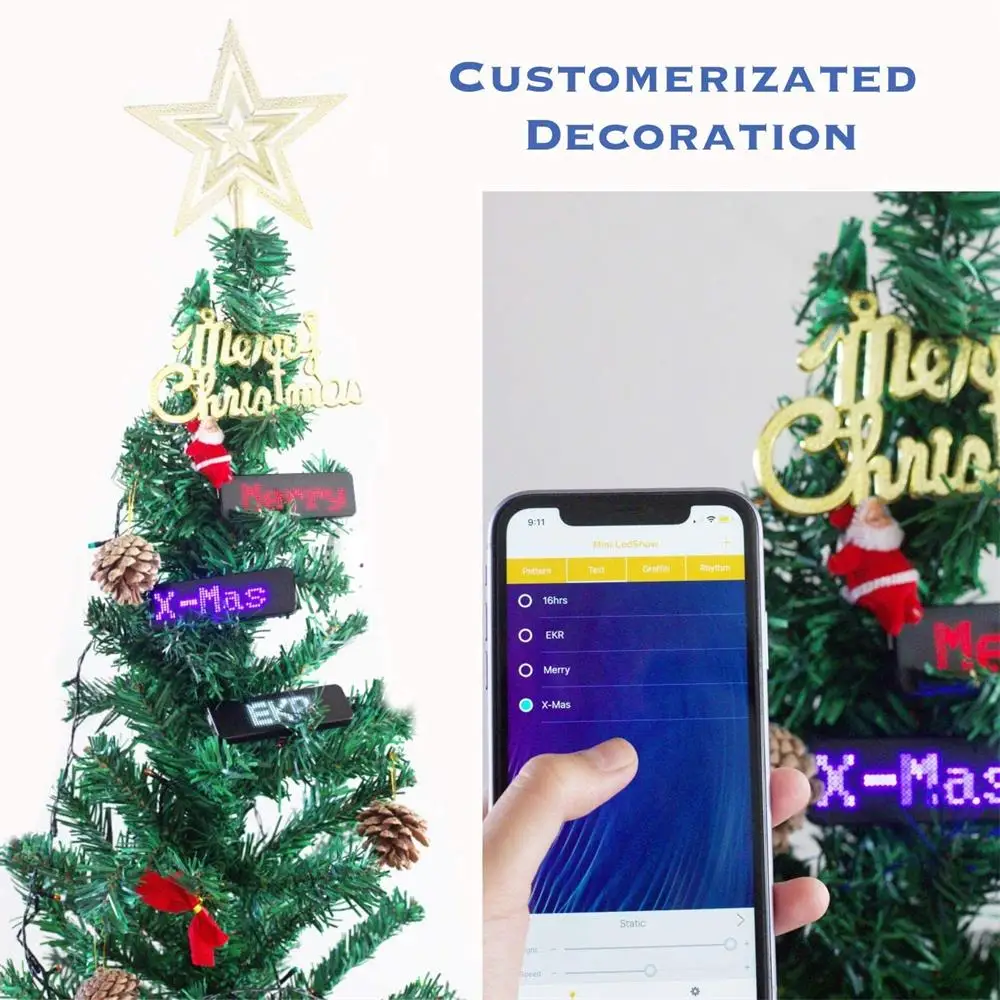 شارة اسم LED بلوتوث جديدة تمامًا، لوحة رسائل قابلة للبرمجة، شاشة LED صغيرة، عرض نمط نص وأرقام عالية الدقة من التحرير الجماعيشارة اسم LED جديدة كليًا بتقنية بلوتوث، لوحة رسائل قابلة للبرمجة، شاشة LED صغيرة، عرض نص عالي الدقة، عرض أرقام وأنماط - Image 4