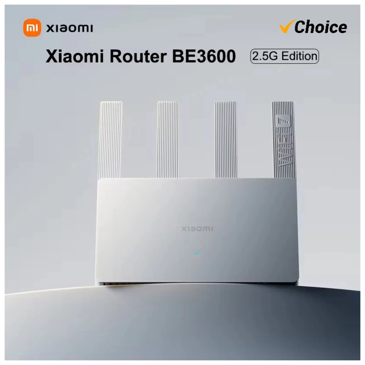 جهاز توجيه شاومي الأصلي BE3600 الجديد بتقنية WiFi 7 ومنفذ إيثرنت 2.5 جيجا هرتز وسرعة شبكة فائقة 3600 ميجابت في الثانية ويعمل مع تطبيق Mi Home للمنزل من التحرير الجماعيراوتر شاومي الأصلي BE3600 الجديد بتقنية واي فاي 7، منفذ إيثرنت 2.5 جيجا، سرعة شبكة فائقة تصل إلى 3600 ميجابت في الثانية، متوافق مع تطبيق Mi Home للتحكم المنزلي - Image 4