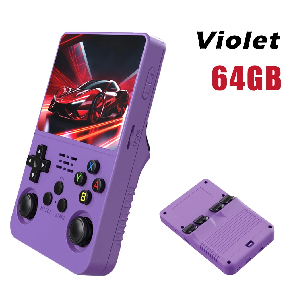 R36S Retro Handheld Video Game Console Linux System 3.5-inch IPS Screen Portable Handheld Video Player 64GB 15000 Games من التحرير الجماعيجهاز ألعاب فيديو محمول R36S بتصميم كلاسيكي، يعمل بنظام لينكس، بشاشة IPS مقاس 3.5 بوصة، وذاكرة 64 جيجابايت، ويحتوي على 15000 لعبة. - Image 12