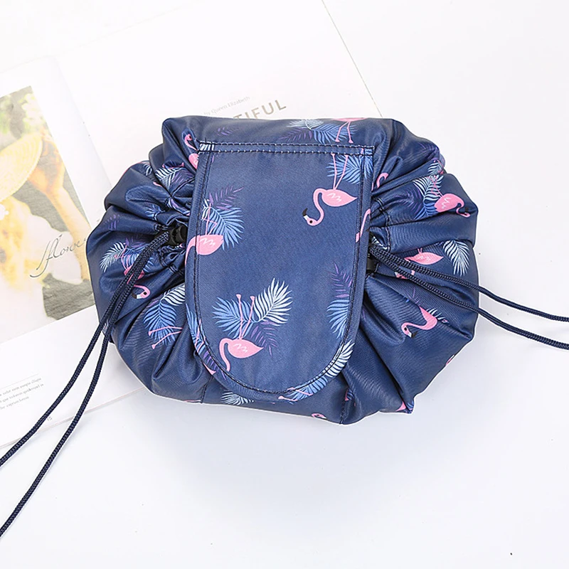 Women Drawstring Cosmetic Bag Travel Storage Makeup Bag Organizer Female Make Up Pouch Portable Waterproof Toiletry Beauty Case - Image 12