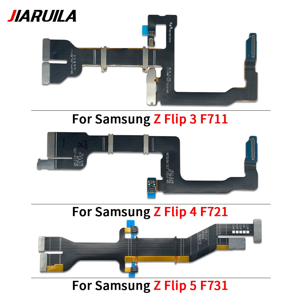 استبدال كابل شريط مرن للوحة الأم وموصلها وشاشة LCD لهواتف سامسونج Z Flip 2 3 4 5 6 7 F1707B F711 F721 F731 F700 من قسم التحرير الجماعيلوحة رئيسية، موصل لوحة أم، كابل مرن لشاشة LCD، بديل لشريط سامسونج Z Flip 2 3 4 5 6 7 F1707B F711 F721 F731 F700 - Image 5