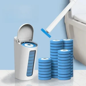 Disposable Replacement Head&Toilet Brush Kit Toilet Brush With Long Handle Auto Lid Opening Toilet Bowl Cleaner Pad Kits