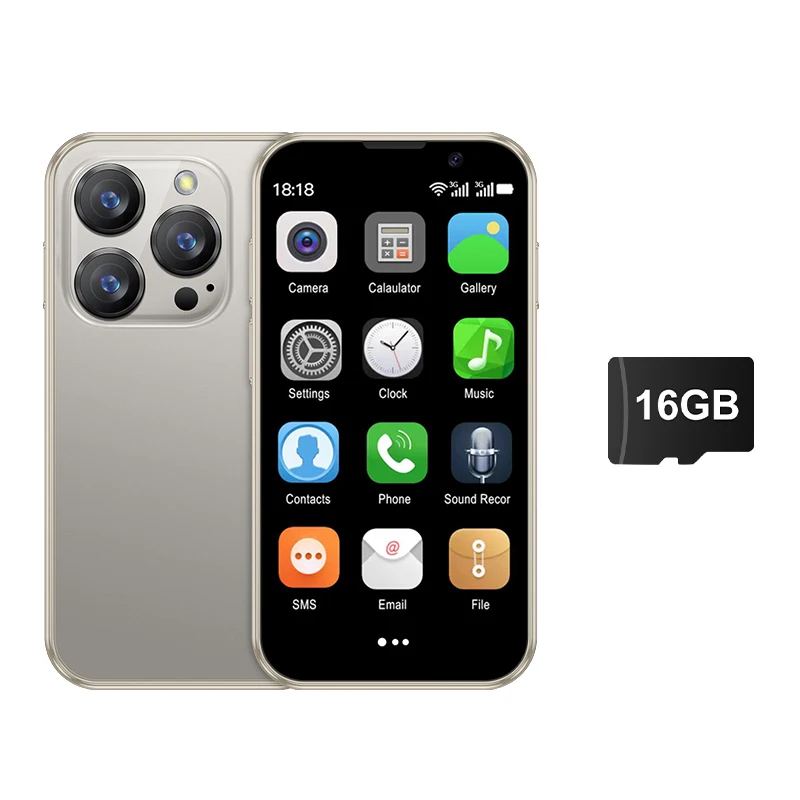 SERVO 16SE Mini Smartphone 16GB ROM Android 9.0 Wifi Dual SIM Standby Play Store 3G WCDMA 3.0Little Smart Cellphone New Version من التحرير الجماعيهاتف SERVO 16SE الذكي الصغير، ذاكرة داخلية 16 جيجابايت، نظام تشغيل أندرويد 9.0، واي فاي، شريحتان، وضع الاستعداد، متجر جوجل بلاي، يدعم شبكات الجيل الثالث WCDMA، شاشة 3.0 بوصة، إصدار جديد - Image 10