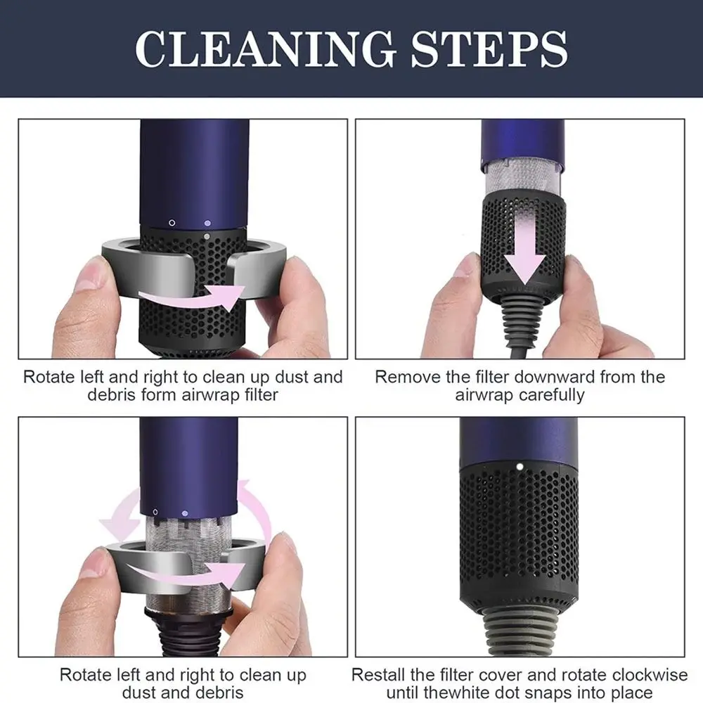 Spare Parts Hair Dryer Filter Brush Airwrap cleaning brush for Dyson Airwrap/HS01/HS05/Dyson Supersonic/HD01/HD08/HD02/HD03/HD04 - Image 6