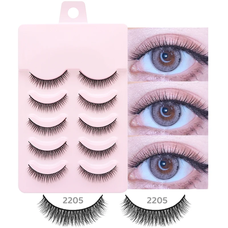 DINGSEN 5 أزواج من رموش مانغا للعيون، رموش ناعمة طبيعية طويلة، رموش صناعية، رموش أنمي خفيفة، رموش صناعية للمكياج من التحرير الجماعيدينغسن، ٥ أزواج من رموش المانغا، رموش ناعمة وطبيعية وطويلة، رموش صناعية، رموش أنمي خفيفة، رموش صناعية، مكياج - Image 40