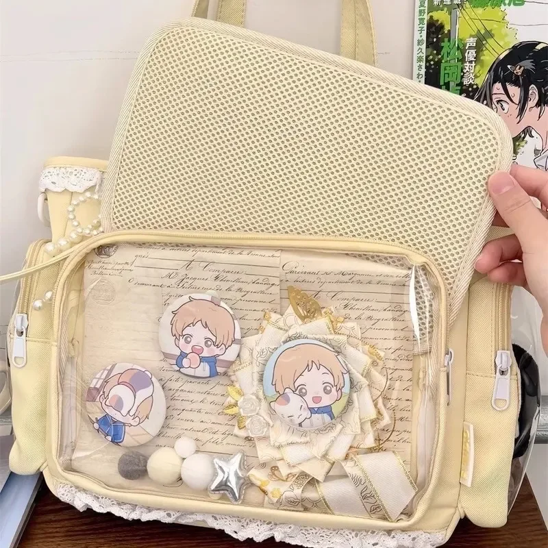حقيبة باليه كبيرة الحجم من نوع Itabag اليابانية ثنائية الأبعاد ذات كتف واحد، هدية للأصدقاء، حقيبة يد نسائية من قسم التعديل الجماعيحقيبة كتف كبيرة الحجم بتصميم فتاة الباليه، من إيتاباغ اليابانية، ثنائية الأبعاد، هدية مثالية للأصدقاء، حقيبة يد نسائية - Image 6