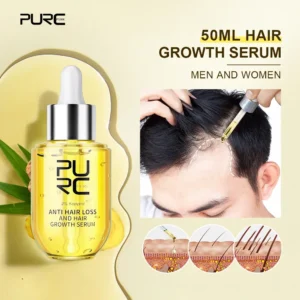 قم بمنتج PURC Biotin Hair Serum Ginger Oil for Men Women Scalp Treatment Essentials Damage Dry Moturiizing Hair Care Products 35ml/50ml من قسم البيع بالجملة.سيروم الشعر بالبيوتين وزيت الزنجبيل من PURC للرجال والنساء، علاج أساسي لفروة الرأس، للشعر التالف والجاف والمرطب، منتجات العناية بالشعر 35 مل/50 مل
