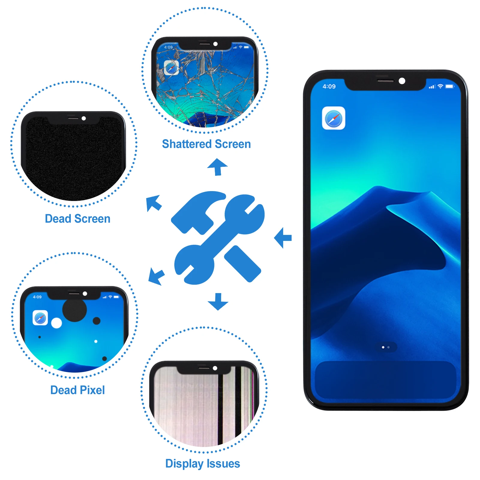 شاشة LCD تم اختبارها بنسبة 100% لهاتف iPhone 11، شاشة لمس ثلاثية الأبعاد بديلة بإطار معدني، دقة FHD كاملة، متينة، سهلة التركيب، شاشة LCD أصلية من قسم التعديل الجماعيشاشة LCD مُختبرة بنسبة 100% لهاتف iPhone 11، شاشة بديلة تعمل باللمس ثلاثي الأبعاد بإطار معدني، دقة FHD كاملة، متينة، سهلة التركيب، شاشة LCD أصلية - Image 5