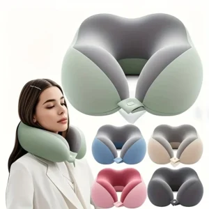 U-shaped Neck Pillow,Medium Soft U-shaped Neck Pillow for Travel and Office | Ergonomically Designed