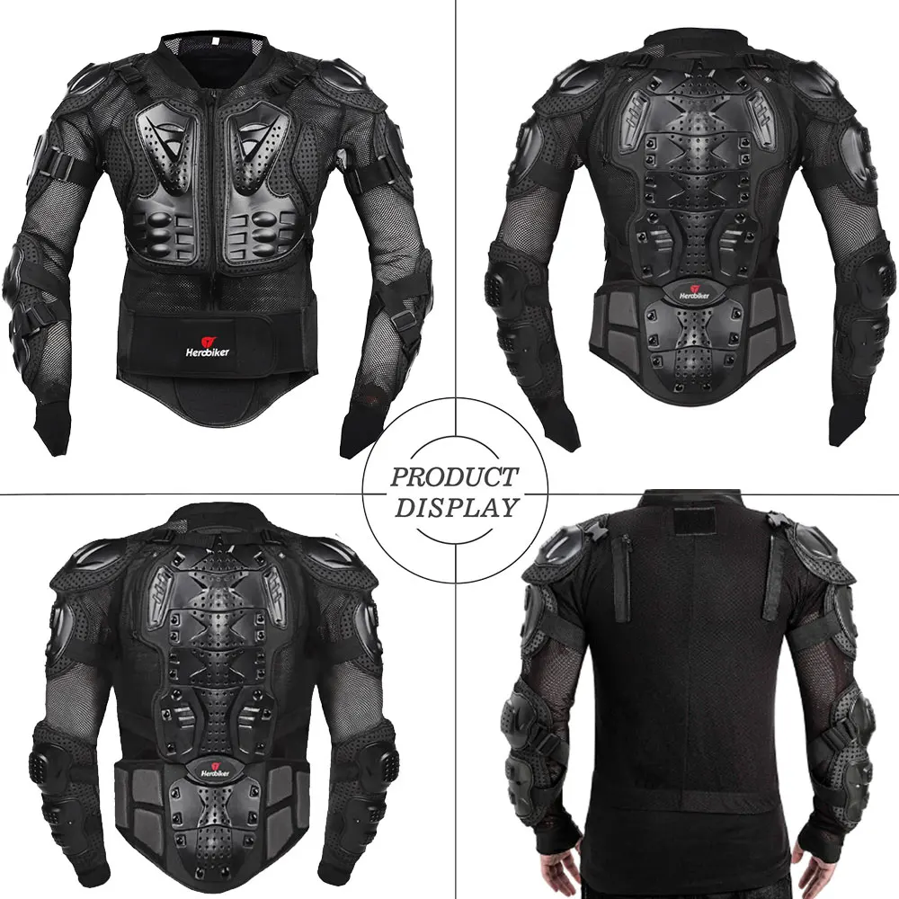 5XL Motorcycle Jackets Men's Full Body Armor Protection Jackets Motocross Enduro Racing Moto Protective Equipment Clothes من التحرير الجماعيجاكيتات دراجات نارية مقاس 5XL، جاكيتات حماية كاملة للجسم للرجال، ملابس ومعدات حماية للدراجات النارية لسباقات موتوكروس وإندورو - Image 3