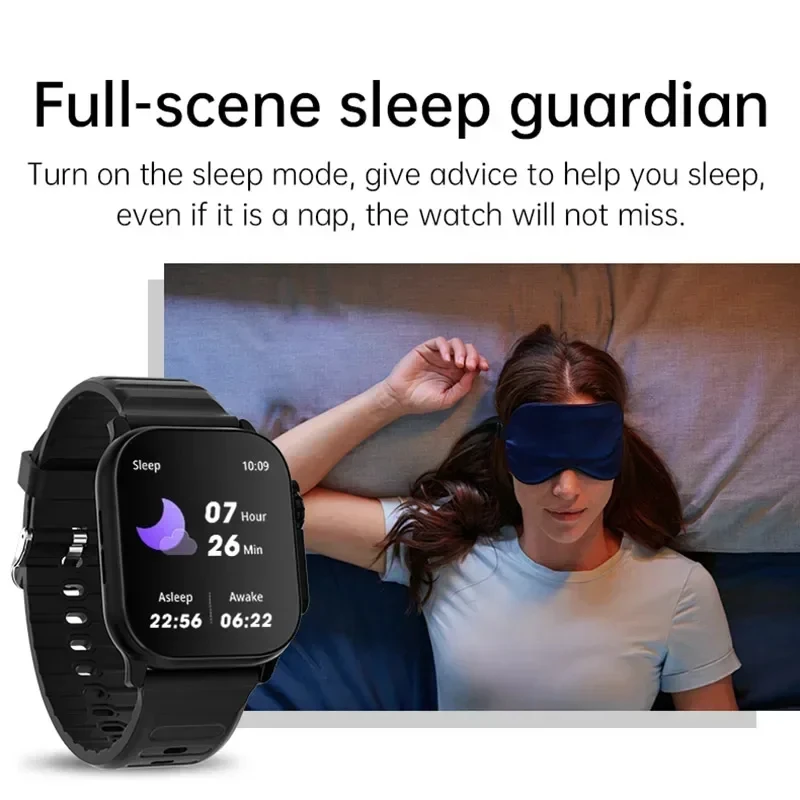 LAXASFIT Smartwatch Bluetooth Talk Smartwatch Message Alert Heart Rate Monitor Sports Watch for Android IOS Men Women - Image 6
