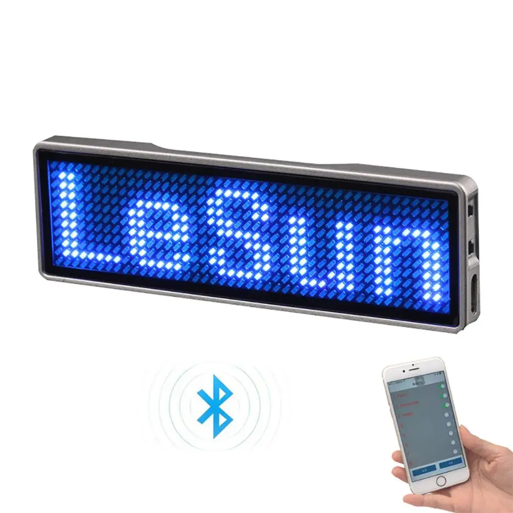 شارة اسم LED بلوتوث جديدة تمامًا، لوحة رسائل قابلة للبرمجة، شاشة LED صغيرة، عرض نمط نص وأرقام عالية الدقة من التحرير الجماعيشارة اسم LED جديدة كليًا بتقنية بلوتوث، لوحة رسائل قابلة للبرمجة، شاشة LED صغيرة، عرض نص عالي الدقة، عرض أرقام وأنماط - Image 10