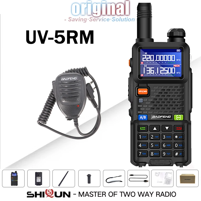 جهاز اتصال لاسلكي باوفينغ UV-5RM ببطارية 3800 مللي أمبير وشاحن USB-C بقدرة 14.5 واط، يدعم نطاقات UHF وVHF اللاسلكية، ونسخ الترددات حتى 999 قناة، وتحديث راديو FM للهواة UV-5RH من قسم التحرير الجماعيجهاز لاسلكي باوفينغ UV-5RM، بطارية 3800 مللي أمبير، شاحن USB-C، 14.5 واط، نطاق ترددات UHF وVHF، نطاق تردد النسخ اللاسلكي 999 قناة، تحديث راديو FM للهواة UV-5RH - Image 11