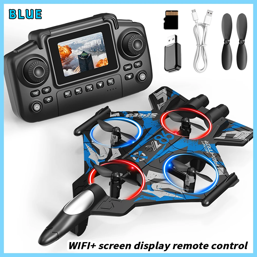 2026 New YL86 RC Foam Airplane 2.4G WIFI RC Fighter Stunt Tumbling Helicopter with LED Colored Lights Airplane Boys' Toys Gifts - Image 9
