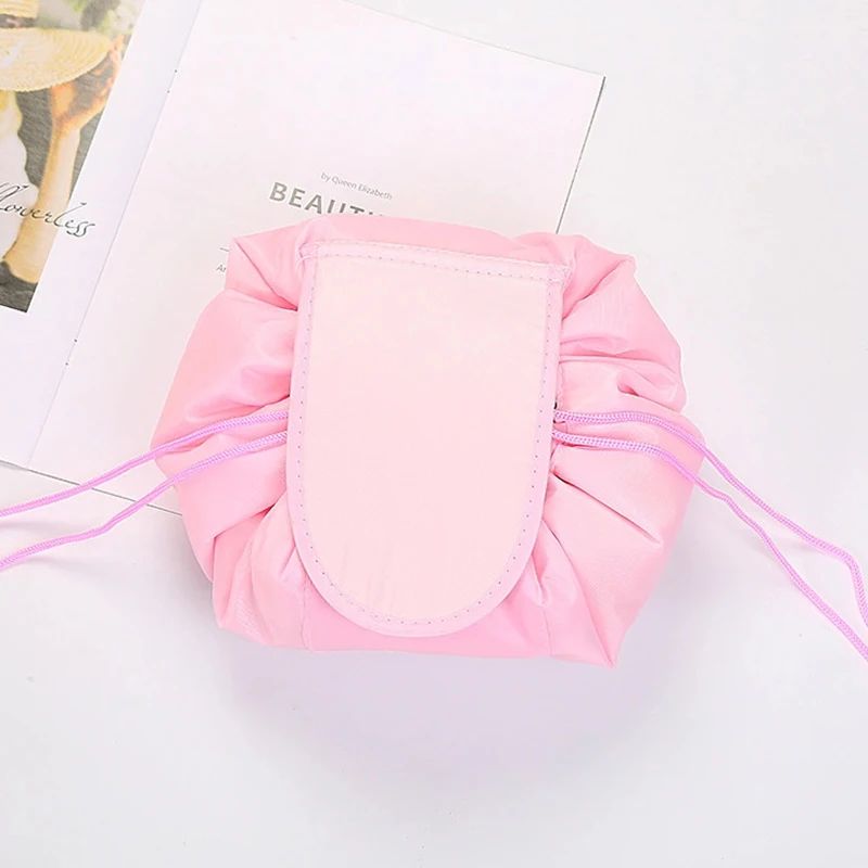 Women Drawstring Cosmetic Bag Travel Storage Makeup Bag Organizer Female Make Up Pouch Portable Waterproof Toiletry Beauty Case - Image 19