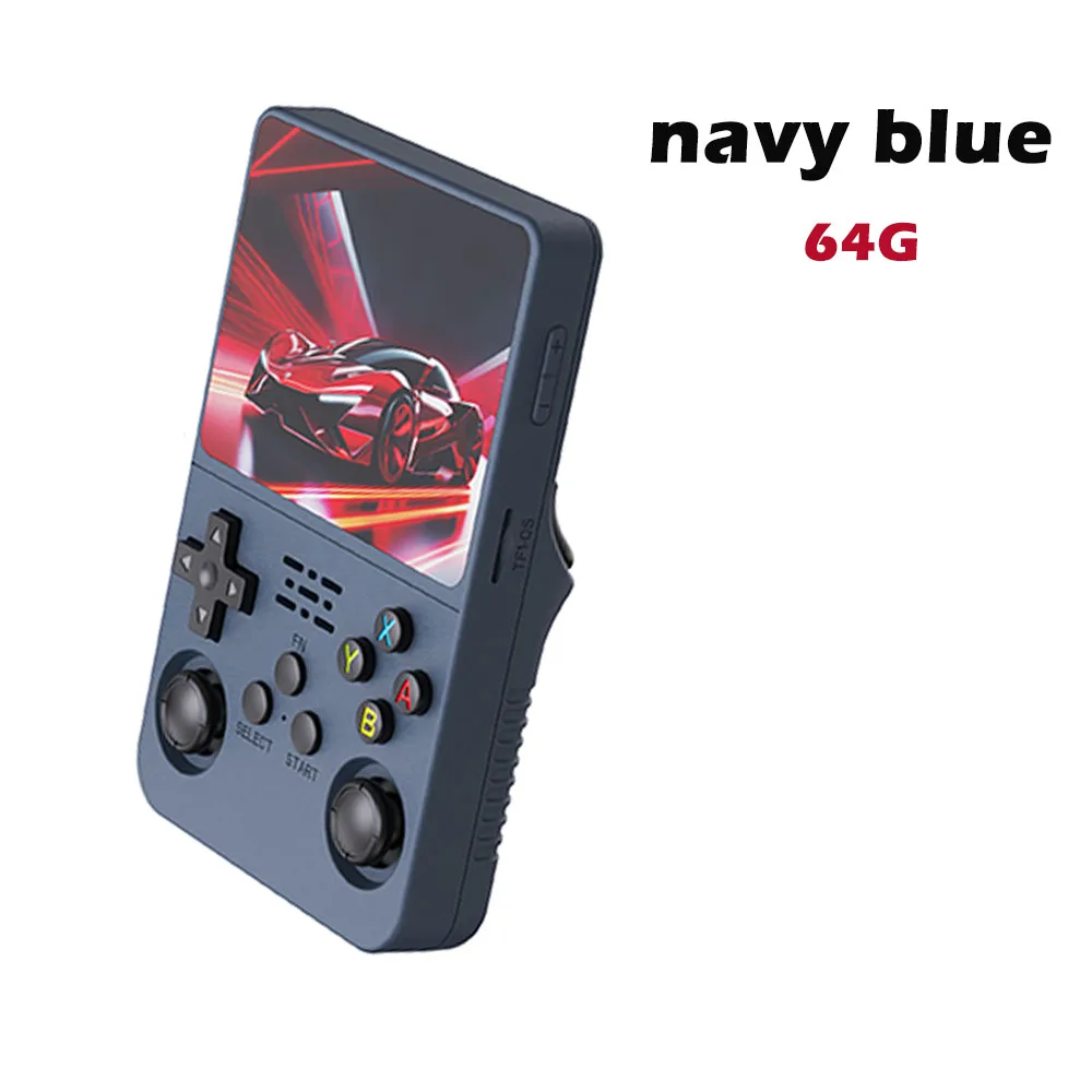 R36S Retro Handheld Video Game Console Linux System 3.5-inch IPS Screen Portable Handheld Video Player 64GB 15000 Games من التحرير الجماعيجهاز ألعاب فيديو محمول R36S بتصميم كلاسيكي، يعمل بنظام لينكس، بشاشة IPS مقاس 3.5 بوصة، وذاكرة 64 جيجابايت، ويحتوي على 15000 لعبة. - Image 8