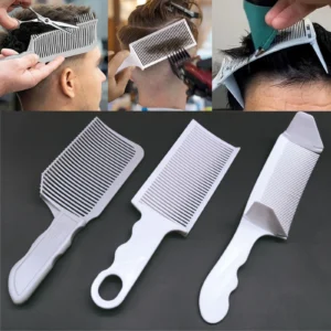 1/2/3Pcs Barber Hair Comb Kit Flat Top Hair Cutting Fading Stying Fade Comb Men Fade Brush Salon Hair Tool Accessories