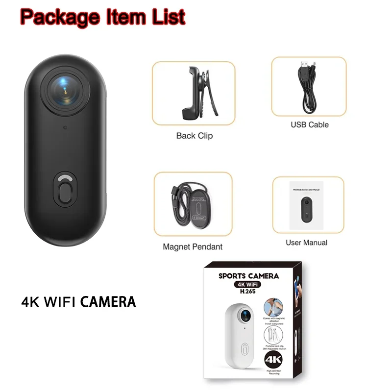 كاميرا رياضية خارجية بدقة 4K وFHD و1080P داخل خوذة دراجة نارية رياضية صغيرة لتصوير الحركة وتسجيل الفيديو من التحرير الجماعيكاميرا رياضية خارجية بدقة 4K FHD 1080P تُثبّت داخل خوذة الدراجة النارية أو الدراجة الهوائية، كاميرا صغيرة لتصوير الحركة وتسجيل الفيديو. - Image 7