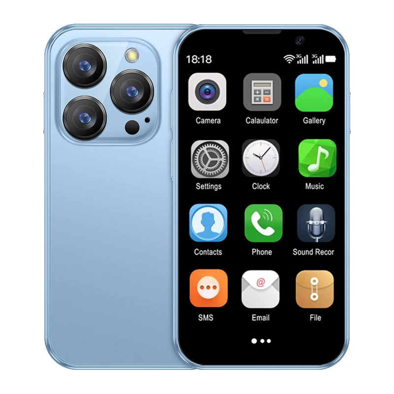 SERVO 16SE Mini Smartphone 16GB ROM Android 9.0 Wifi Dual SIM Standby Play Store 3G WCDMA 3.0Little Smart Cellphone New Version من التحرير الجماعيهاتف SERVO 16SE الذكي الصغير، ذاكرة داخلية 16 جيجابايت، نظام تشغيل أندرويد 9.0، واي فاي، شريحتان، وضع الاستعداد، متجر جوجل بلاي، يدعم شبكات الجيل الثالث WCDMA، شاشة 3.0 بوصة، إصدار جديد - Image 11
