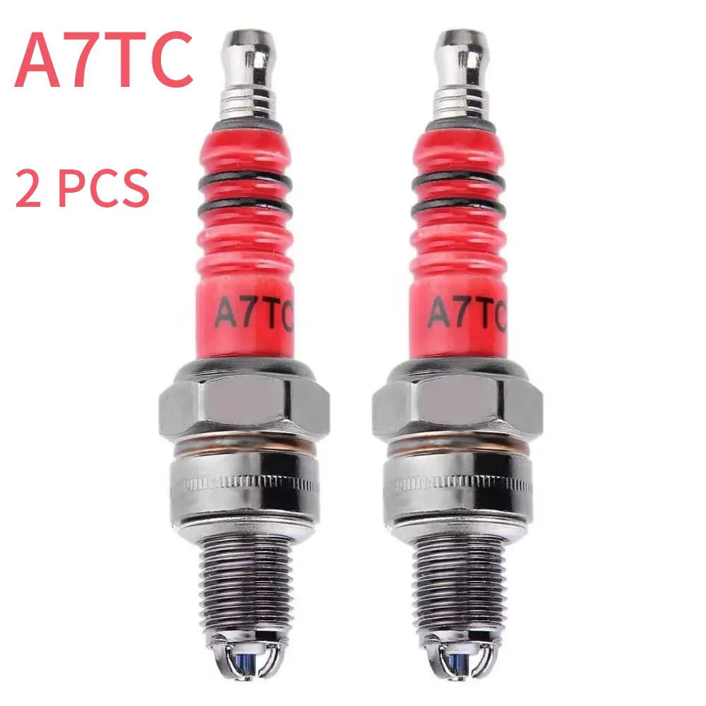 Racing 3 Triple Electrode Spark Plug A7TC For GY6 50CC 110CC 125CC 150CC ATV Scooter Dirt Bike Go Kart Motorcycle Accessories من قسم التحرير الجماعيشمعة إشعال ثلاثية الأقطاب من Racing 3 طراز A7TC لمحركات GY6 سعة 50 و110 و125 و150 سم مكعب، مناسبة للدراجات الرباعية والدراجات البخارية والدراجات الترابية وعربات الكارتينج وملحقات الدراجات النارية. - Image 6