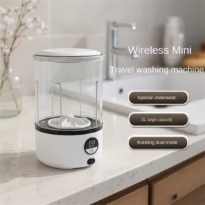 2L Mini Washing Machine Automatic Portable Turbo Led Washing Cup Portable Washing Machine is Suitable For Underwear Underwear