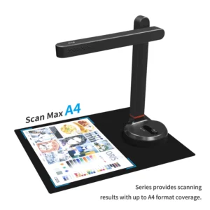 NETUM Book Scanner T101 Autofocus Document Scanner Max A4 A3 Size with Smart OCR LED Table Desk Lamp for Family Home Office من التحرير الجماعيماسح ضوئي للكتب NETUM T101، ماسح ضوئي للمستندات بضبط تلقائي للصورة، يدعم أحجام A4 وA3 كحد أقصى، مزود بتقنية التعرف الضوئي على الأحرف الذكية (OCR)، ومصباح LED مكتبي مناسب للمنزل والمكتب المنزلي